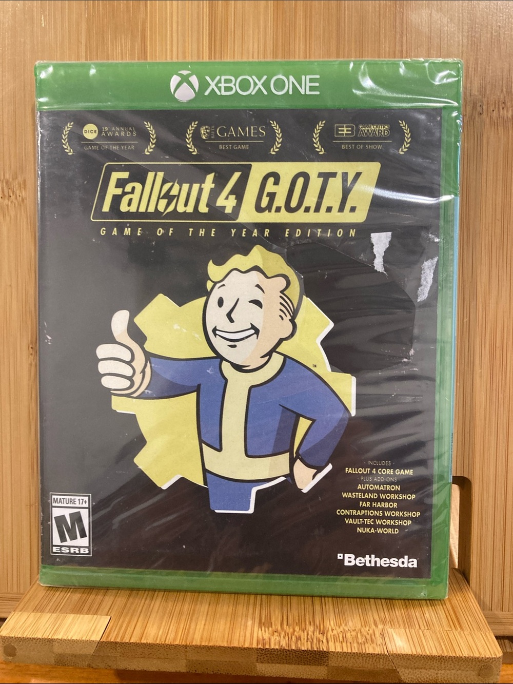 Microsoft Xbox One Fallout 4 G.O.T.Y. Black & Yellow Cover